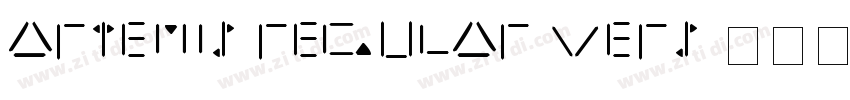 Artemis Regular Vers字体转换